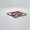 Ekena Millwork Extra Small Loveland Decorative Fretwork Wood Wall Panels, Hickory, 7 3/8"W x 7 3/8"H x 3/8"T WALW08X08X0375LLDHI - alternate 6